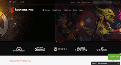 Desktop Screenshot of boosting.pro