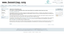 Desktop Screenshot of boosting.org