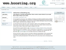 Tablet Screenshot of boosting.org